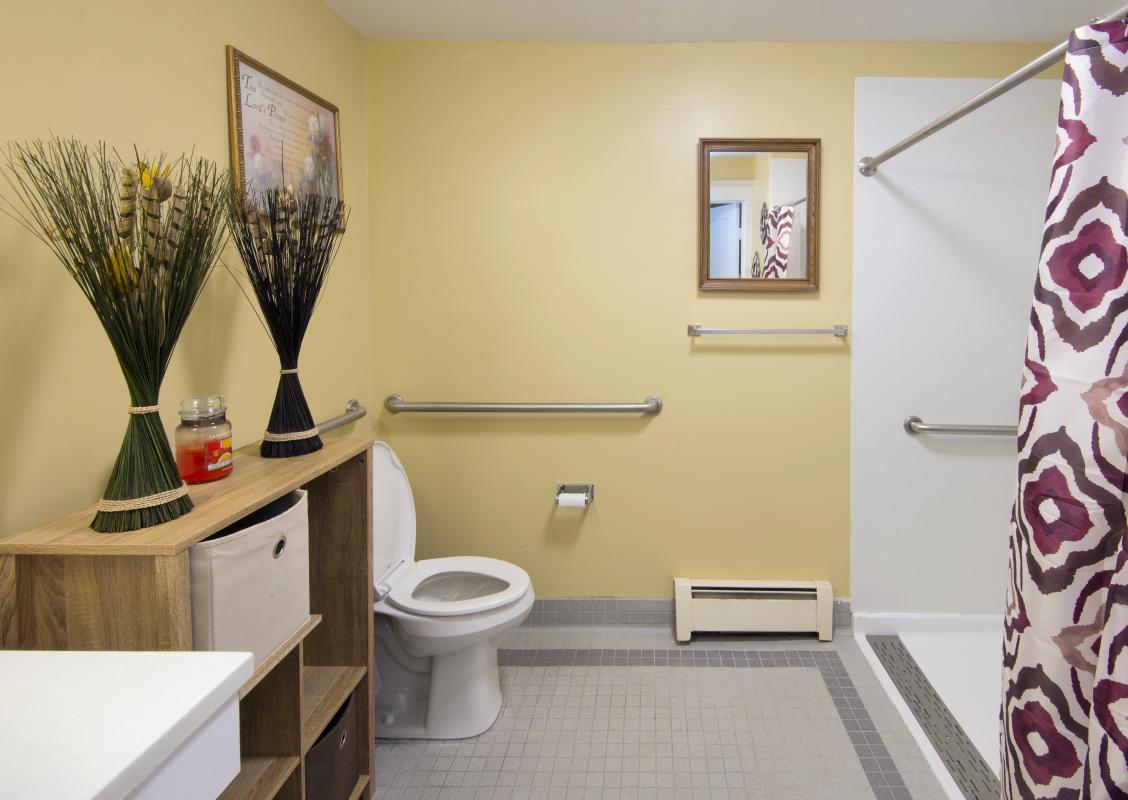 Accessible unit bathroom