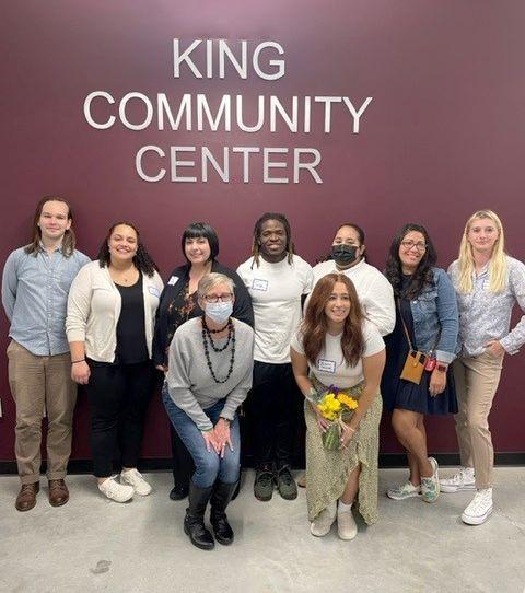 Group photo at King Commuter Center.